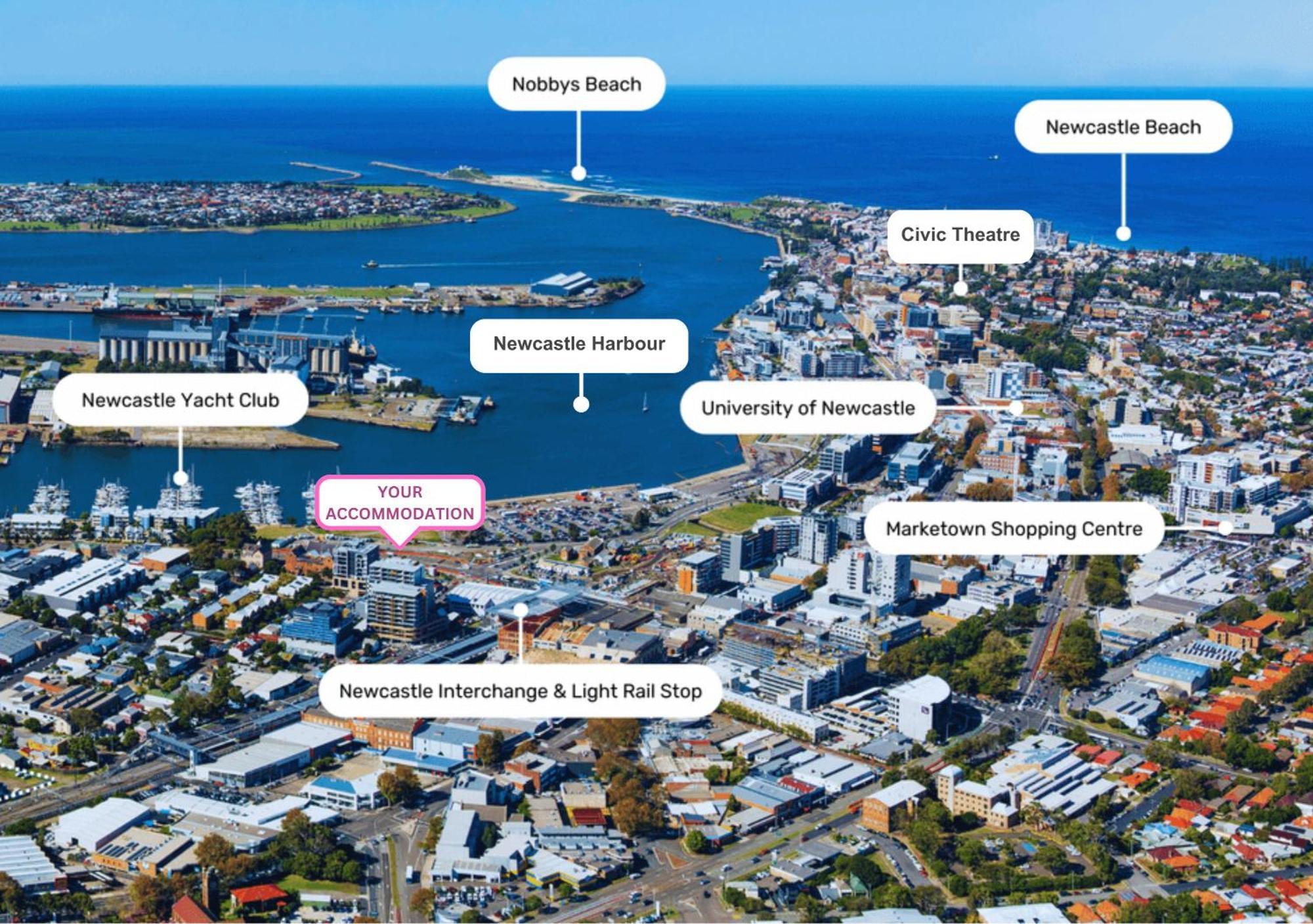 Harbour Towers, Newcastle'S Elite Apartment Stays, Free Parking & Tram Access Exteriör bild
